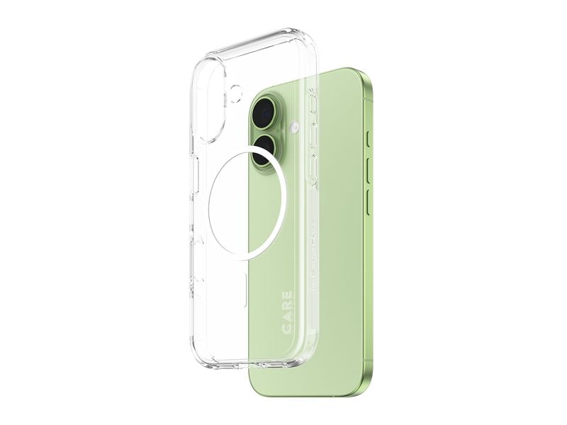 CARE Flagship Case Urban Combat iPhone 17 Transparent/White