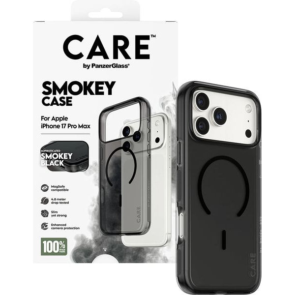 CARE Flagship Case Urban Combat iPhone 17 Pro Max Smokey/Black
