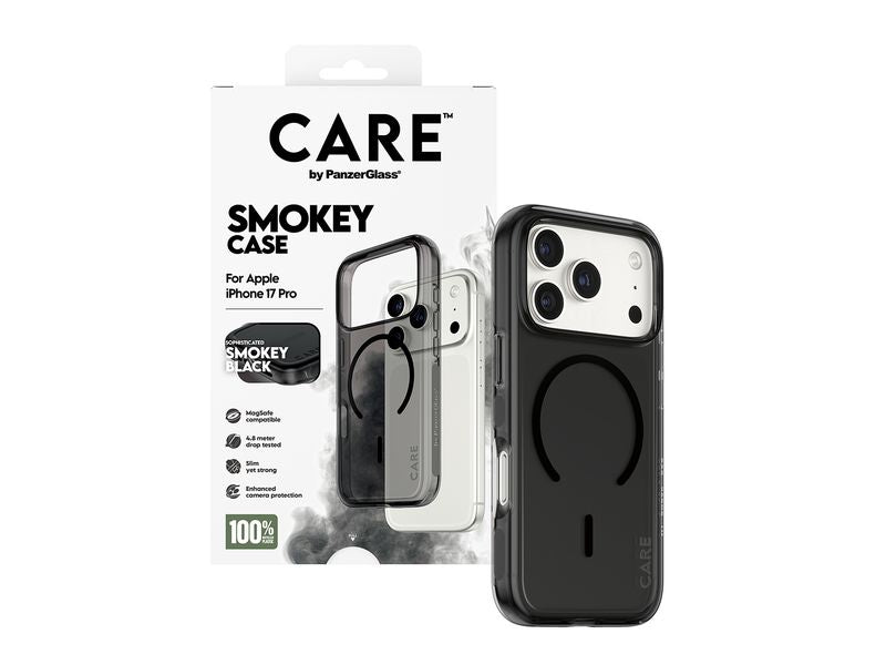 CARE Flagship Case Urban Combat iPhone 17 Pro Smokey/Black