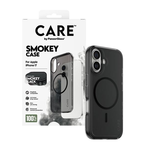 CARE Flagship Case Urban Combat iPhone 17 Smokey/Black
