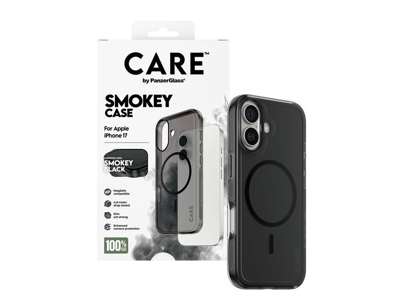 CARE Flagship Case Urban Combat iPhone 17 Smokey/Black