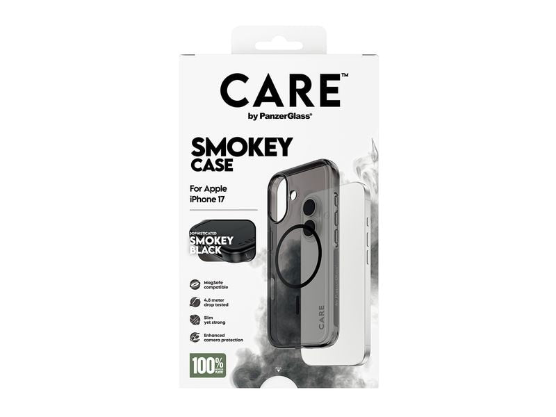 CARE Flagship Case Urban Combat iPhone 17 Smokey/Black