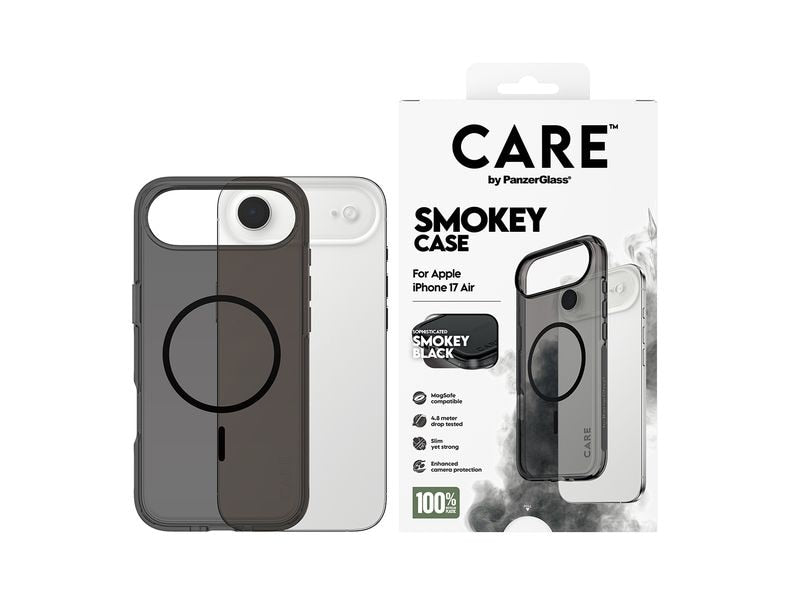 CARE Flagship Case Urban Combat iPhone 17 Air Smokey/Black