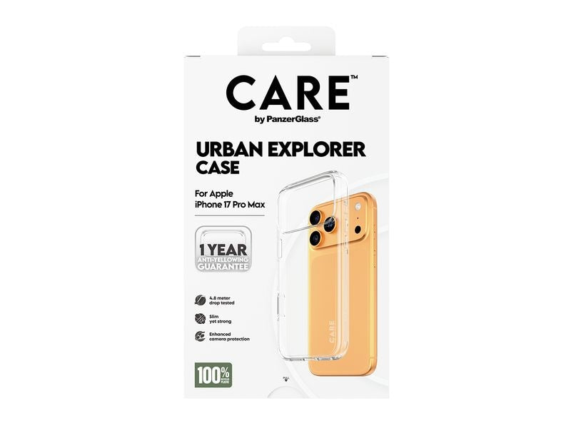 CARE Flagship Case Urban Combat iPhone 17 Pro Max Transparent