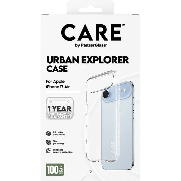 CARE Flagship Case Urban Combat iPhone 17 Air Transparent