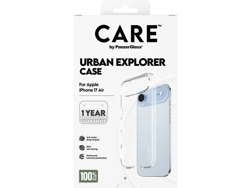 CARE Flagship Case Urban Combat iPhone 17 Air Transparent