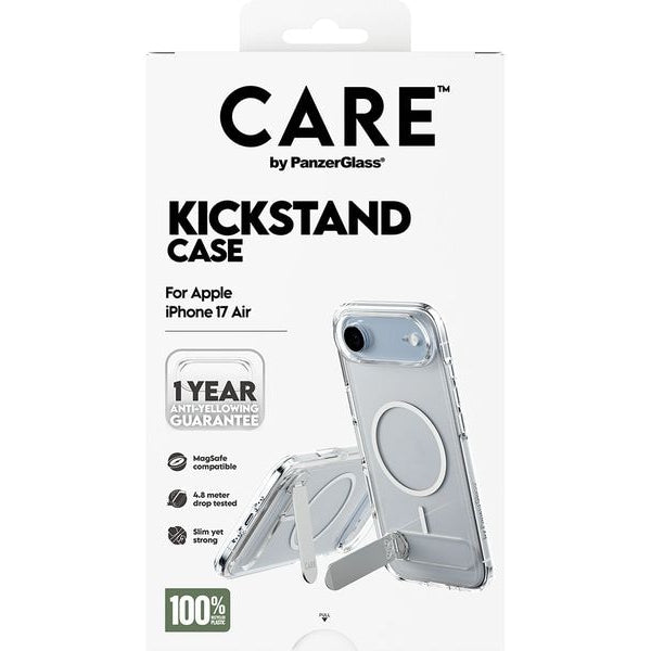 CARE Back Cover Feature mit Kickstand iPhone 17 Air Transparent