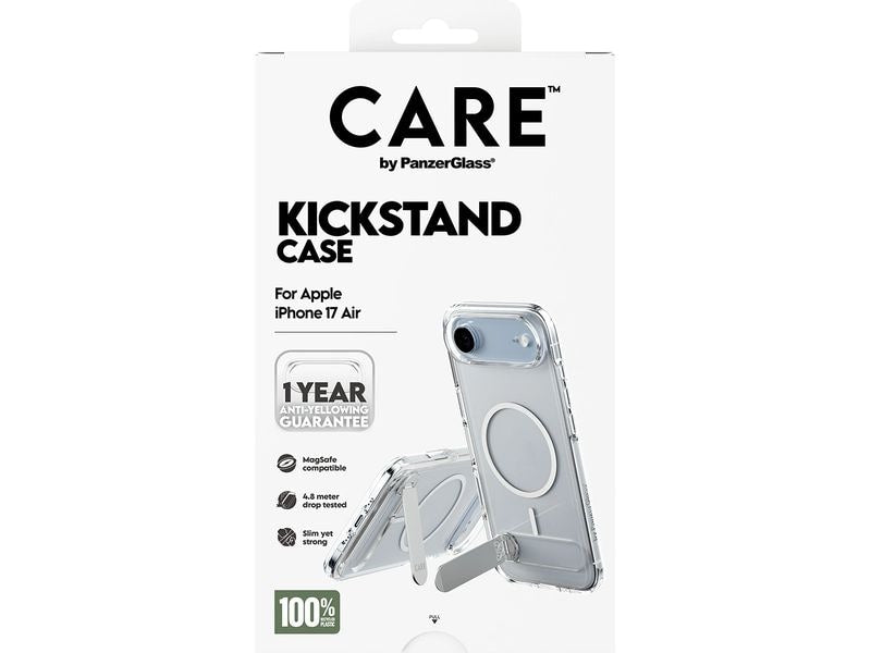 CARE Back Cover Feature mit Kickstand iPhone 17 Air Transparent