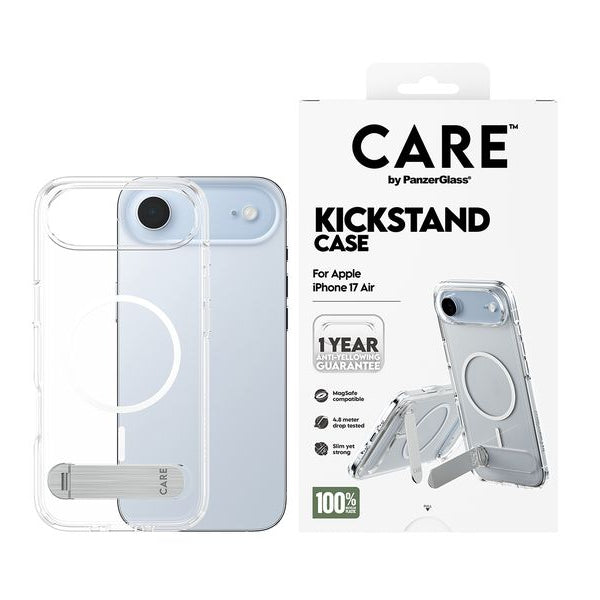 CARE Back Cover Feature mit Kickstand iPhone 17 Air Transparent
