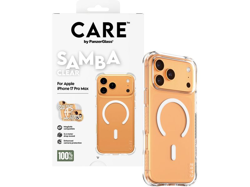 CARE Back Cover Fashionable Samba iPhone 17 Pro Max Black
