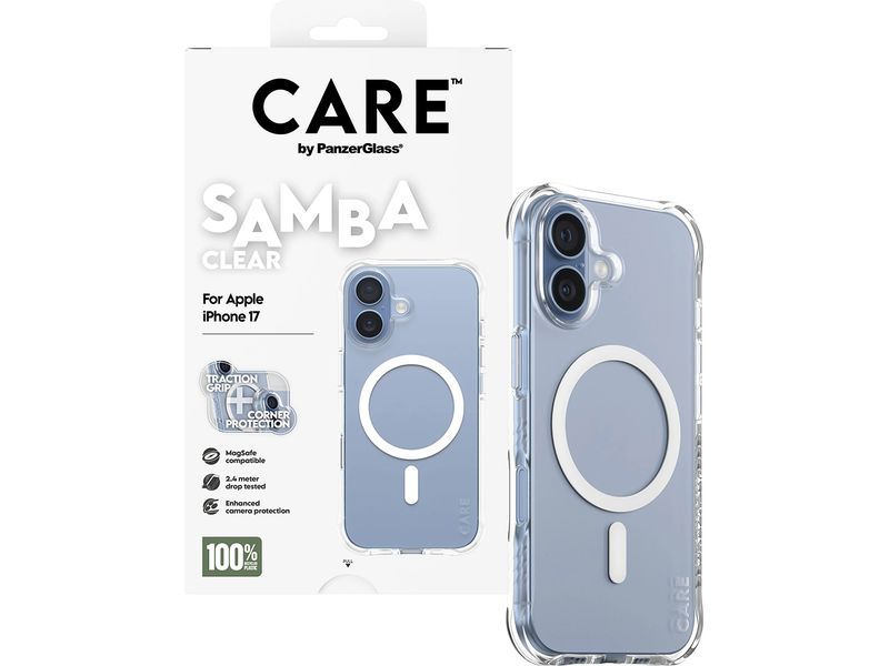 CARE Back Cover Fashionable Samba iPhone 17 Black