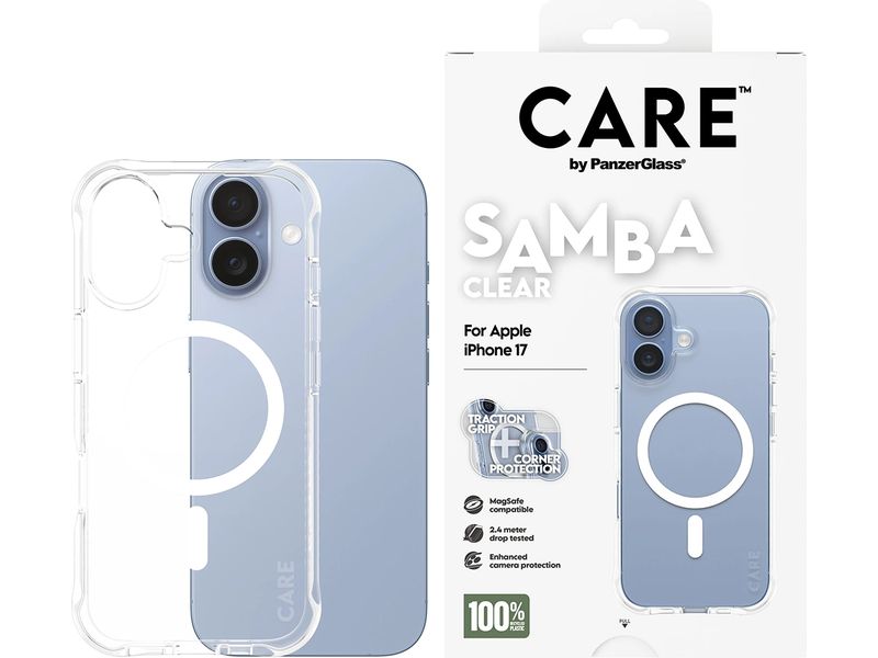 CARE Back Cover Fashionable Samba iPhone 17 Black