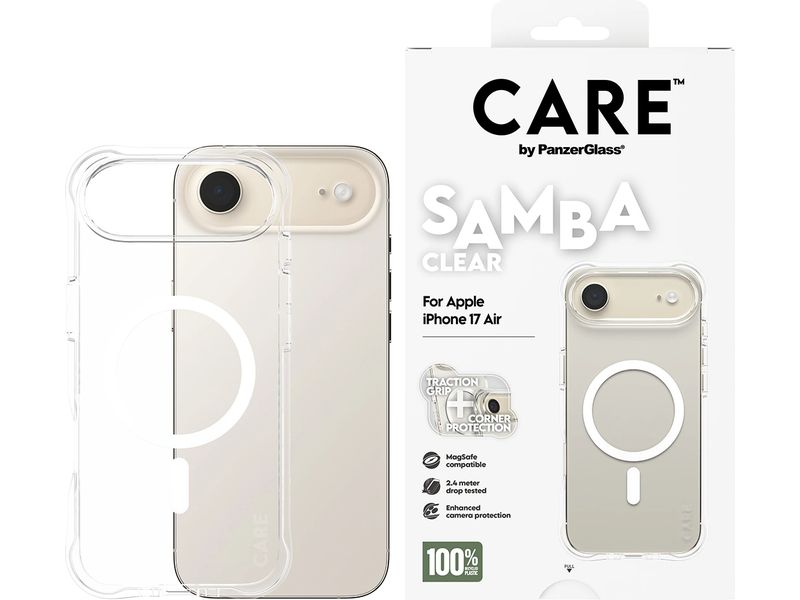 CARE Back Cover Fashionable Samba iPhone 17 Air Black