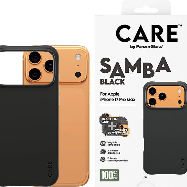 CARE Back Cover Fashionable Samba iPhone 17 Pro Max Black