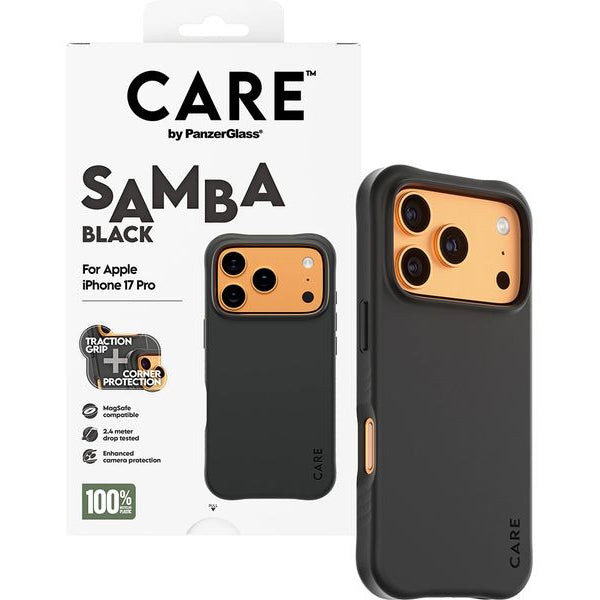 CARE Back Cover Fashionable Samba iPhone 17 Pro Black