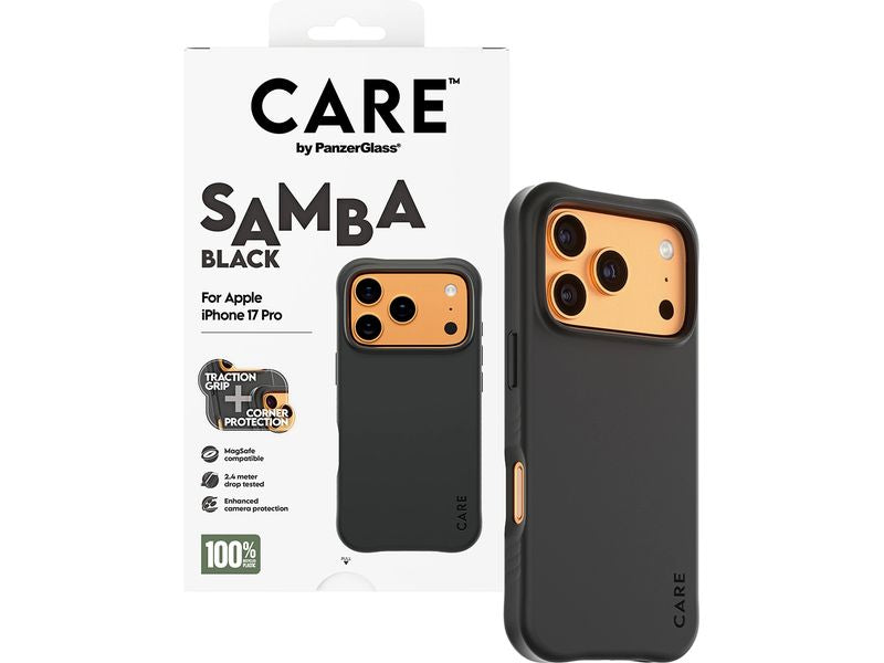 CARE Back Cover Fashionable Samba iPhone 17 Pro Black