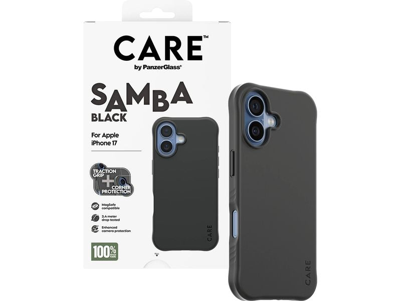 CARE Back Cover Fashionable Samba iPhone 17 Black