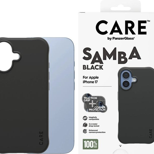 CARE Back Cover Fashionable Samba iPhone 17 Black
