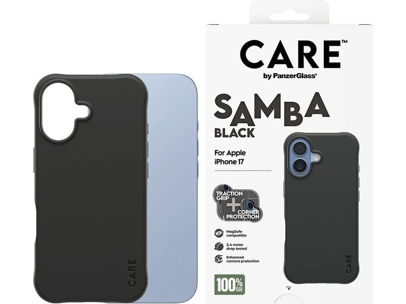 CARE Back Cover Fashionable Samba iPhone 17 Black