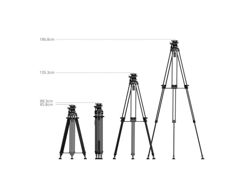 Smallrig FSD14 FreeSpeed Hochleistungs-Stativ aus Aluminiumlegierung