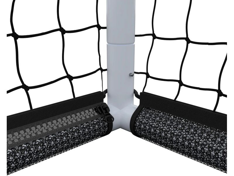 Hudora Fussballtor Pro Tect 240 Advanced Weiss/Schwarz