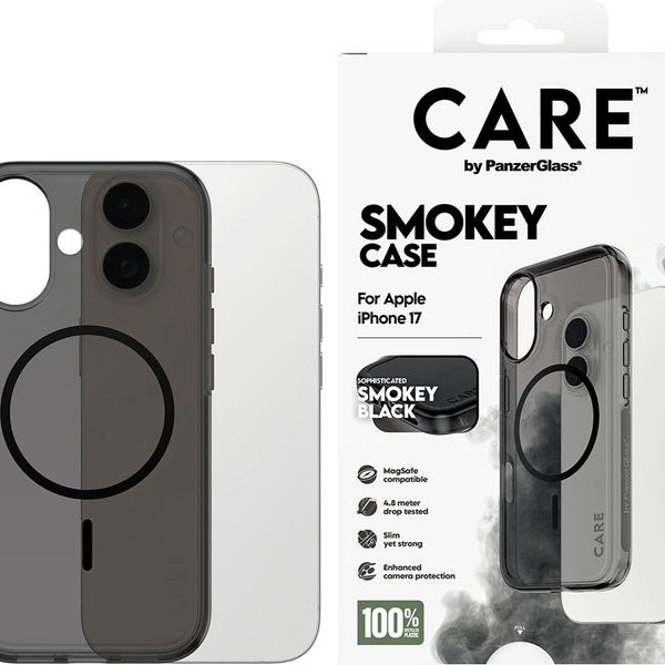 CARE Flagship Case Urban Combat iPhone 17 Smokey/Black