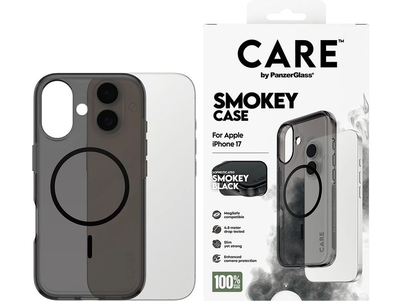CARE Flagship Case Urban Combat iPhone 17 Smokey/Black
