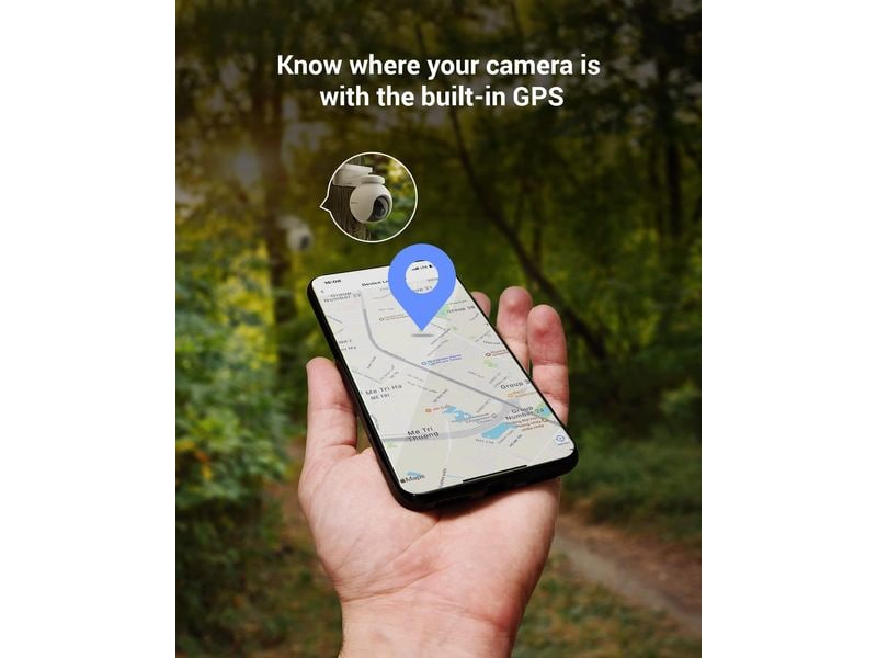 EZVIZ 4G/LTE-Kamera EB8 4G Solar Kit 2K  3 MP