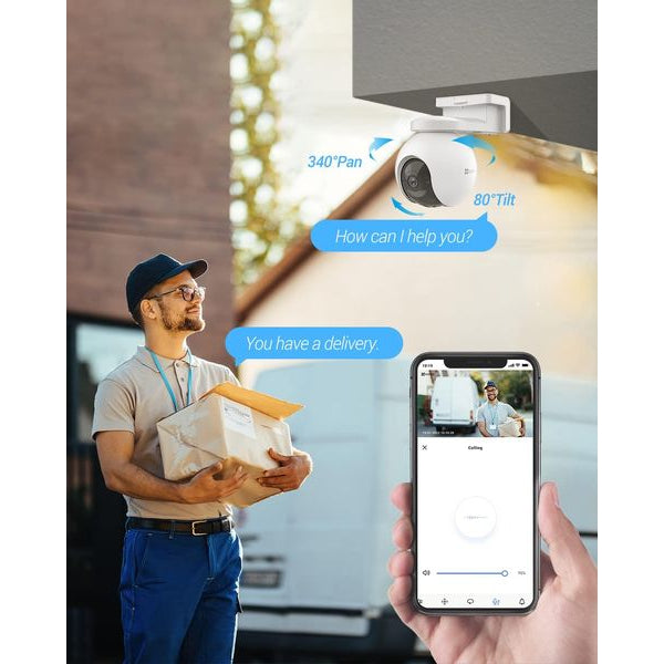 EZVIZ 4G/LTE-Kamera EB8 4G Solar Kit 2K  3 MP