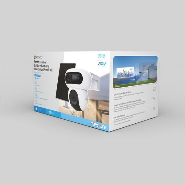 EZVIZ Netzwerkkamera HB90 Dual PT Kamera + Solar Panel (mit AOV)