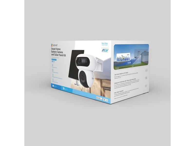 EZVIZ Netzwerkkamera HB90 Dual PT Kamera + Solar Panel (mit AOV)