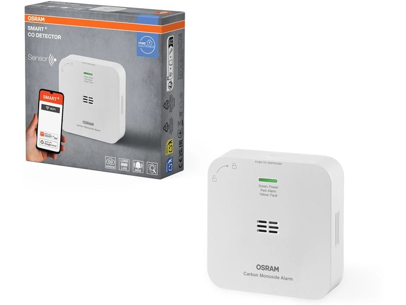 OSRAM SMART+ WIFI Co Detector Weiss