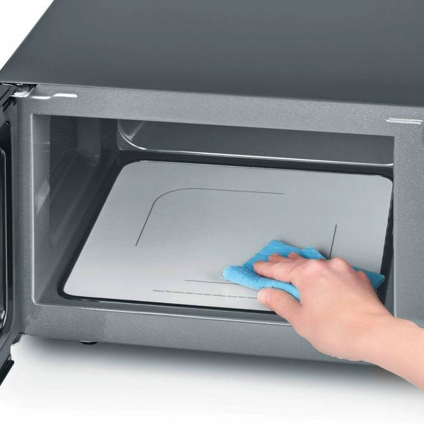 Severin Mikrowelle mit Grill MW 7762 Schwarz/Silber