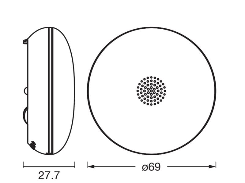 OSRAM Smart+ WIFI Water Detector Weiss