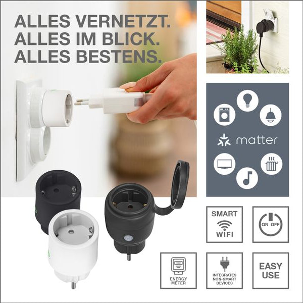 OSRAM SMART+ WIFI MATTER PLUG CH Weiss