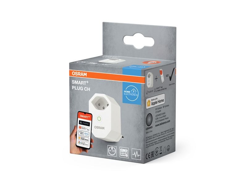 OSRAM SMART+ WIFI MATTER PLUG CH Weiss
