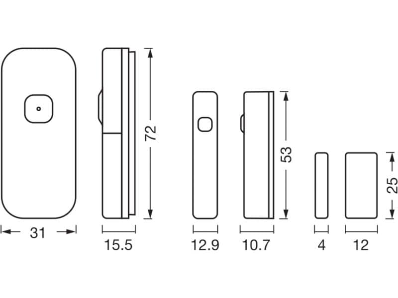 OSRAM SMART+ Contact Sensor Weiss