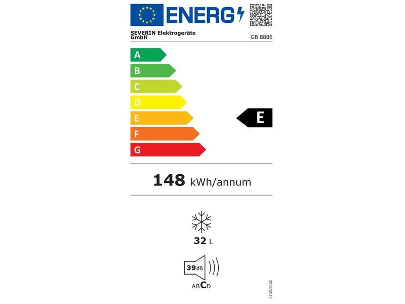 Severin Gefrierschrank GB8886 Wechselbar