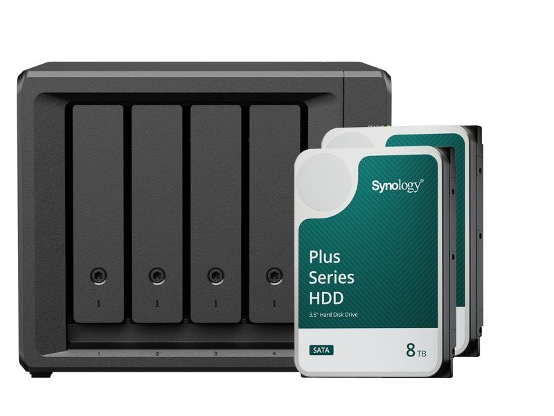 Synology NAS DiskStation DS425+ 4-bay HDD 16 TB