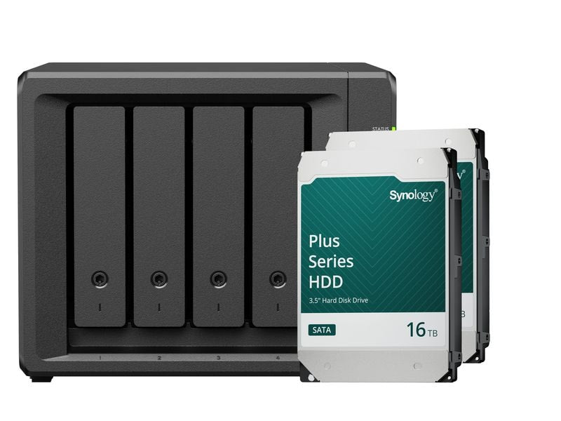 Synology NAS DiskStation DS425+ 4-bay HDD 32 TB