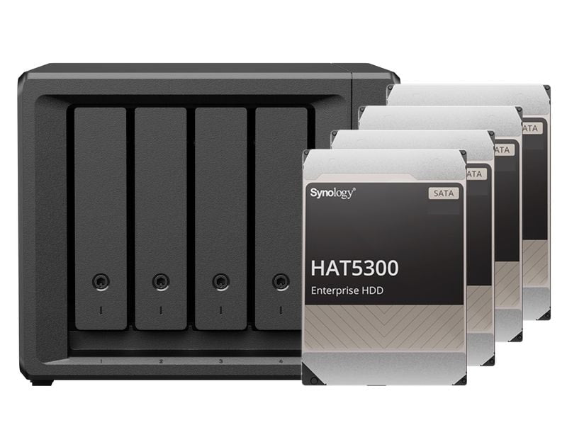 Synology NAS DiskStation DS425+ 4-bay HDD 16 TB