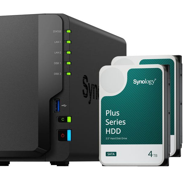 Synology NAS DiskStation DS225+ 2-bay HDD 8 TB