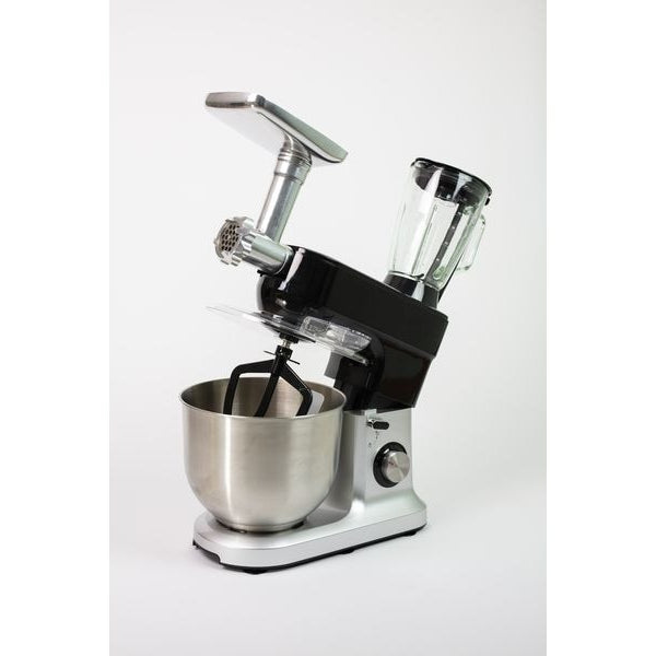 OHMEX Küchenmaschine OHM-SMX-6208 Schwarz/Silber