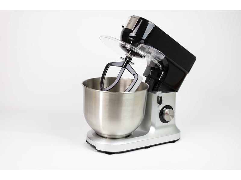 OHMEX Küchenmaschine OHM-SMX-6208 Schwarz/Silber