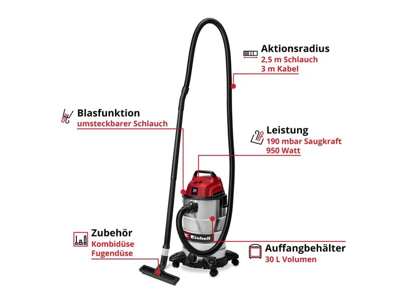 Einhell Nass- TrockensaugerTC-VC 3055 S
