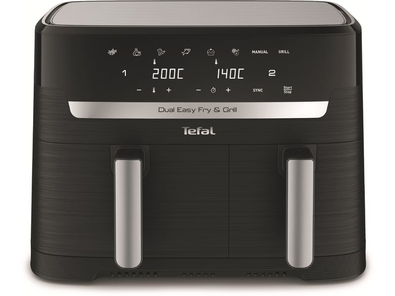 Tefal Heissluft-Fritteuse Dual Easy Fry & Grill EY905N