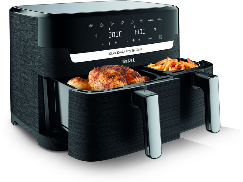 Tefal Heissluft-Fritteuse Dual Easy Fry & Grill EY905N
