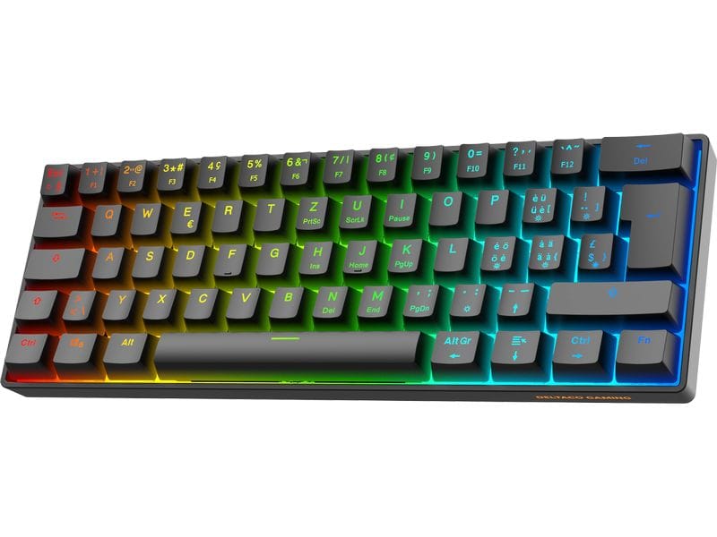 DELTACO Gaming-Tastatur GAM-175-C Hot-Swap Schwarz