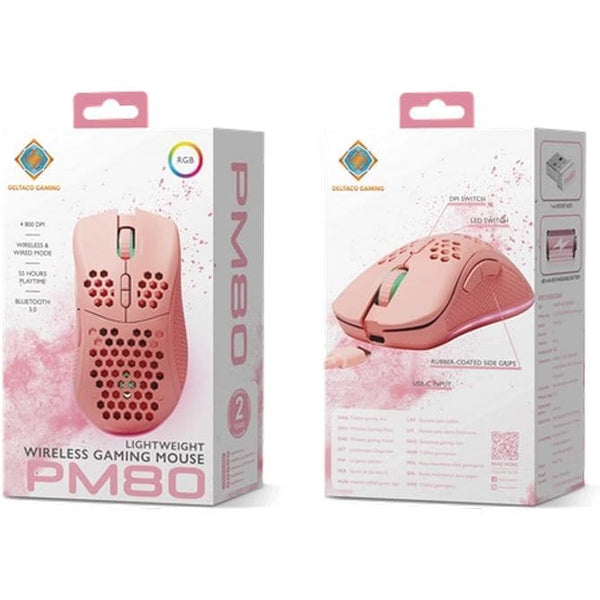 DELTACO Gaming-Maus GAM-120-P RGB Pink