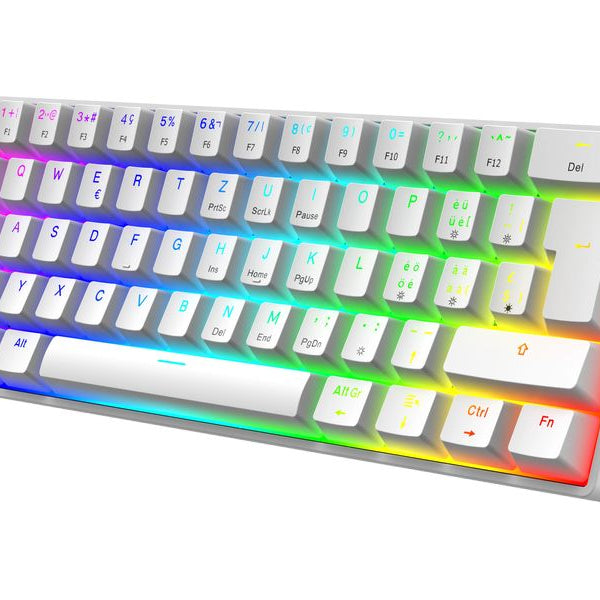 DELTACO Gaming-Tastatur GAM-175-C Hot-Swap Weiss